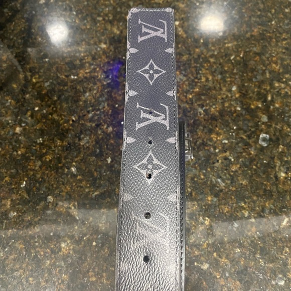 Louis Vuitton Monogram Belt (Black/Grey) - Picture 5 of 8